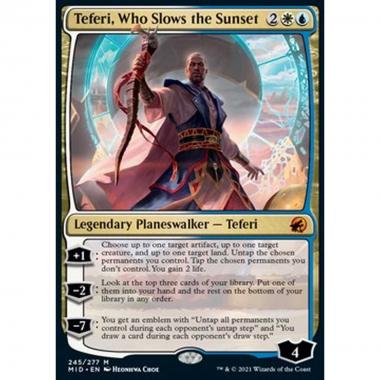 Teferi, Who Slows the Sunset - Teferi, Che Rallenta il Tramonto - [MID] [NM] [Foil]