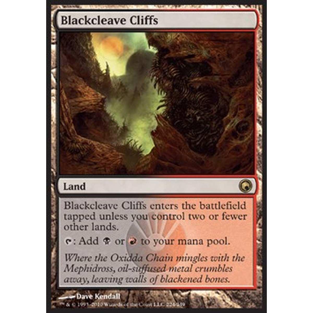 Blackcleave Cliffs - Rupi di Fenditura Nera - [SOM] [EX]