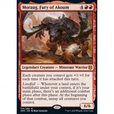 Moraug, Fury of Akoum - Moraug, Fury of Akoum - [ZNR] [NM]