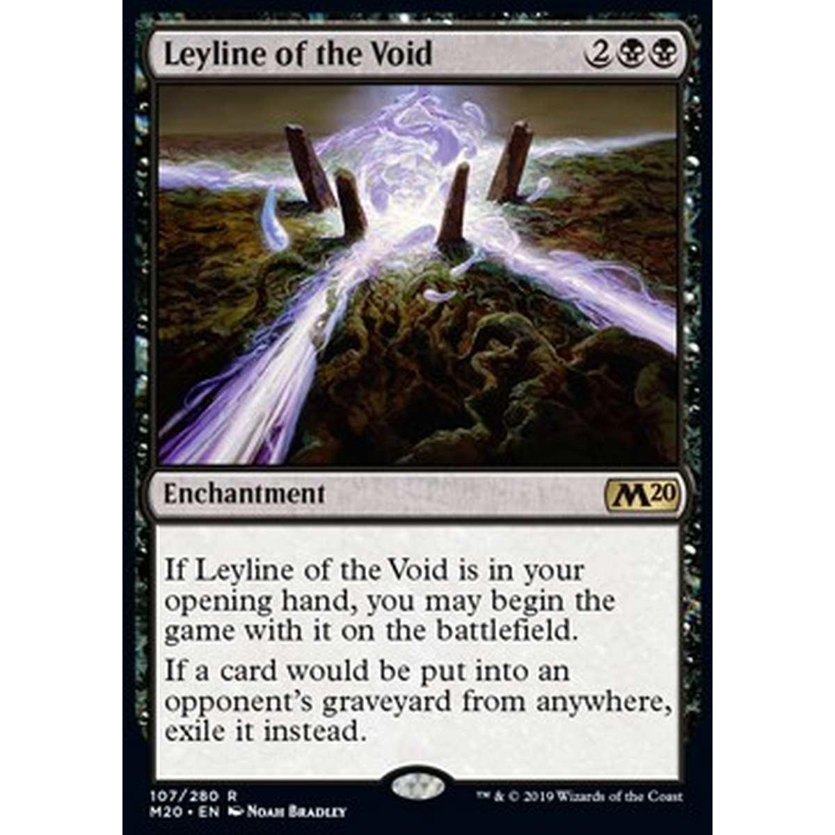 Leyline of the Void - Leyline del Nulla - [M20] [NM] [Foil]