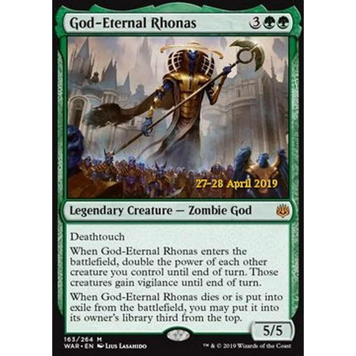 God-Eternal Rhonas - Rhonas, Dio Eterno - [XWAR] [NM] [Foil]