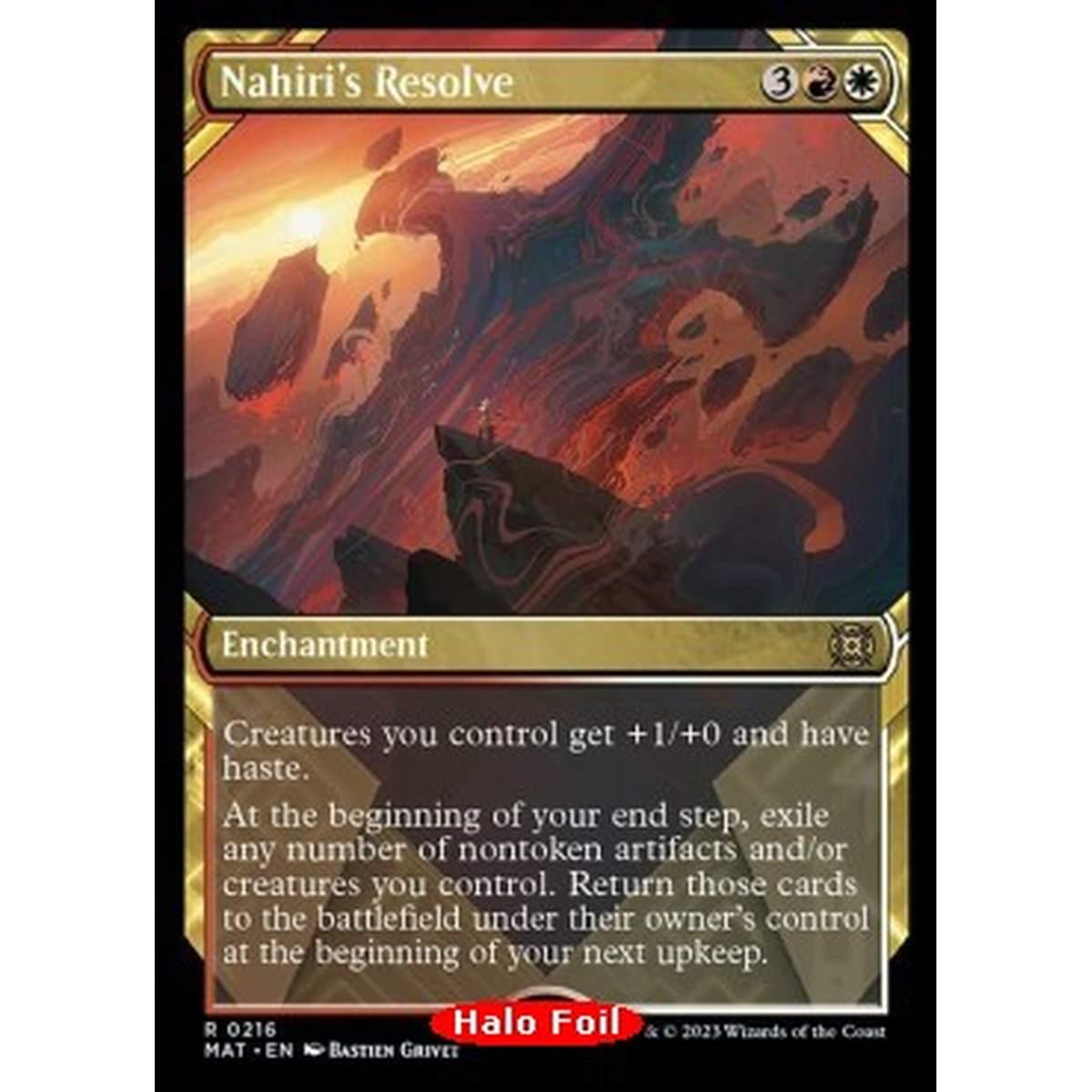 Nahiri's Resolve (V.4) - Nahiri's Resolve (V.4) - [XMAT] [NM] [Foil]