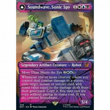 Soundwave, Sonic Spy // Soundwave, Superior Captain (V.2) - Soundwave, Sonic Spy // Soundwave, Superior Captain (V.2) - [BOT] [NM]