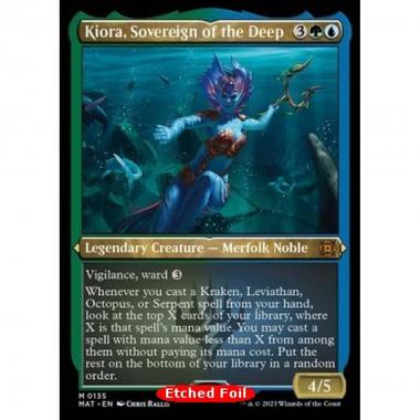 Kiora, Sovereign of the Deep (V.2) - Kiora, Sovereign of the Deep (V.2) - [XMAT] [NM] [Foil]