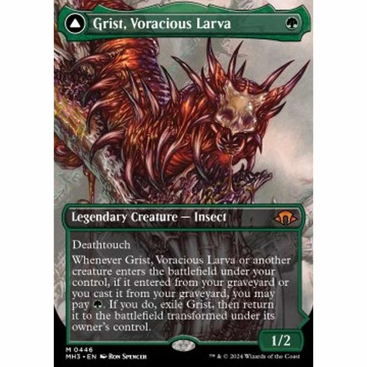 Grist, Voracious Larva // Grist, the Plague Swarm (V.1) - Grist, Voracious Larva // Grist, the Plague Swarm (V.1) - [XMH3] [NM]