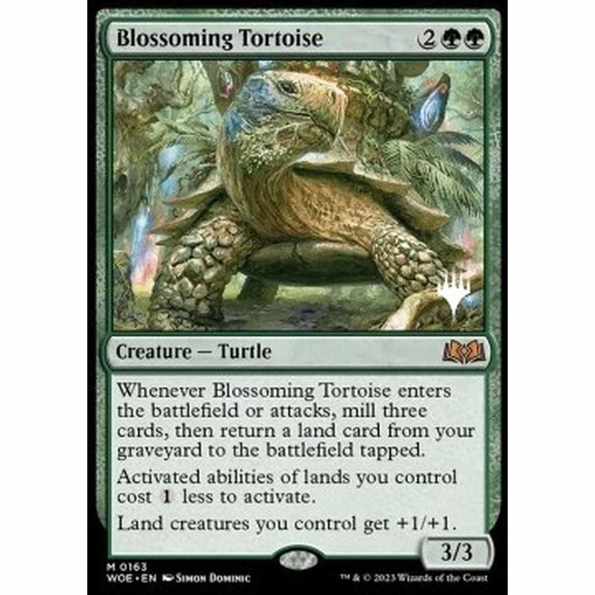 Blossoming Tortoise (V.2) - Testuggine Fiorita (V.2) - [PWOE] [NM] [Foil]