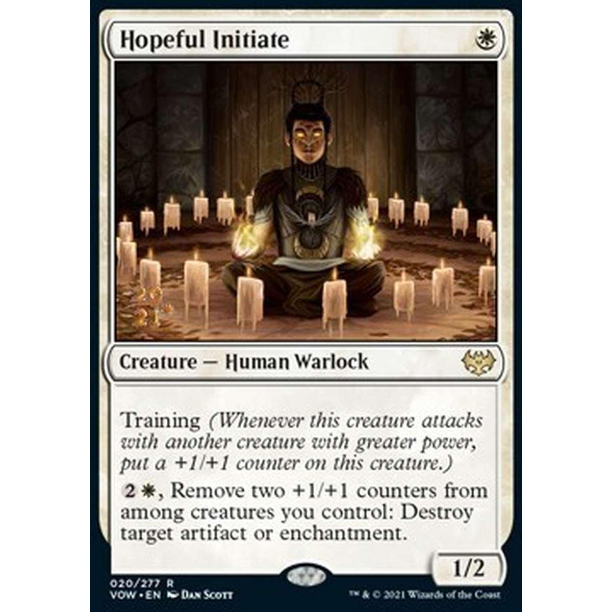 Hopeful Initiate (V.1) - Iniziato Speranzoso (V.1) - [PVOW] [NM] [Foil]