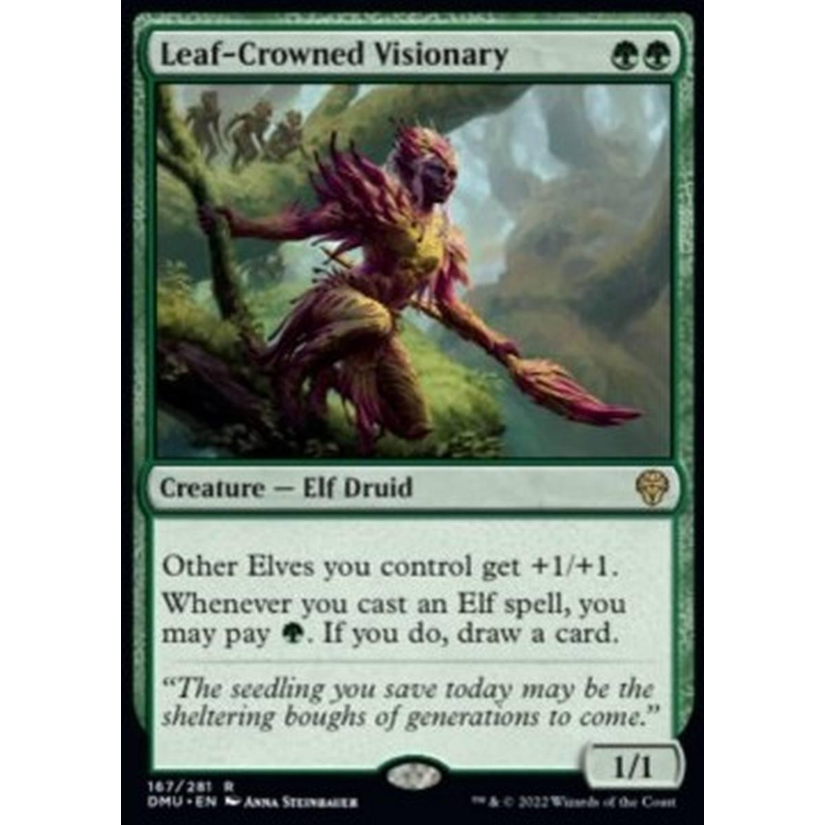 Leaf-Crowned Visionary - Leaf-Crowned Visionary - [DMU] [NM] [Foil]