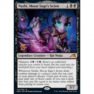 Nashi, Moon Sage's Scion (V.1) - Nashi, Erede della Saggia della Luna (V.1) - [PNEO] [NM] [Foil]