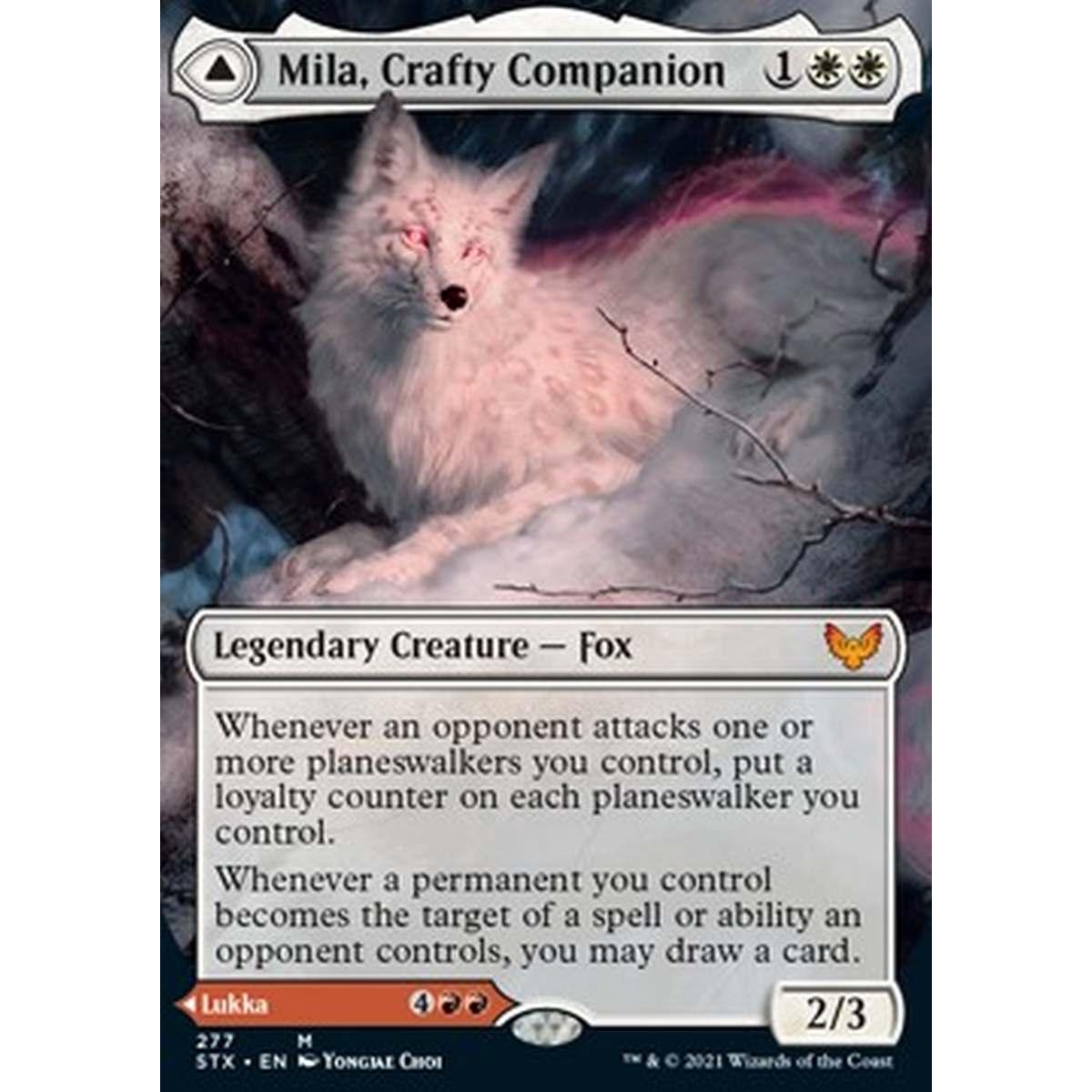Mila, Crafty Companion // Lukka, Wayward Bonder - Mila, Compagna Astuta // Lukka, Vincolatore Ribelle - [XSTX] [NM]