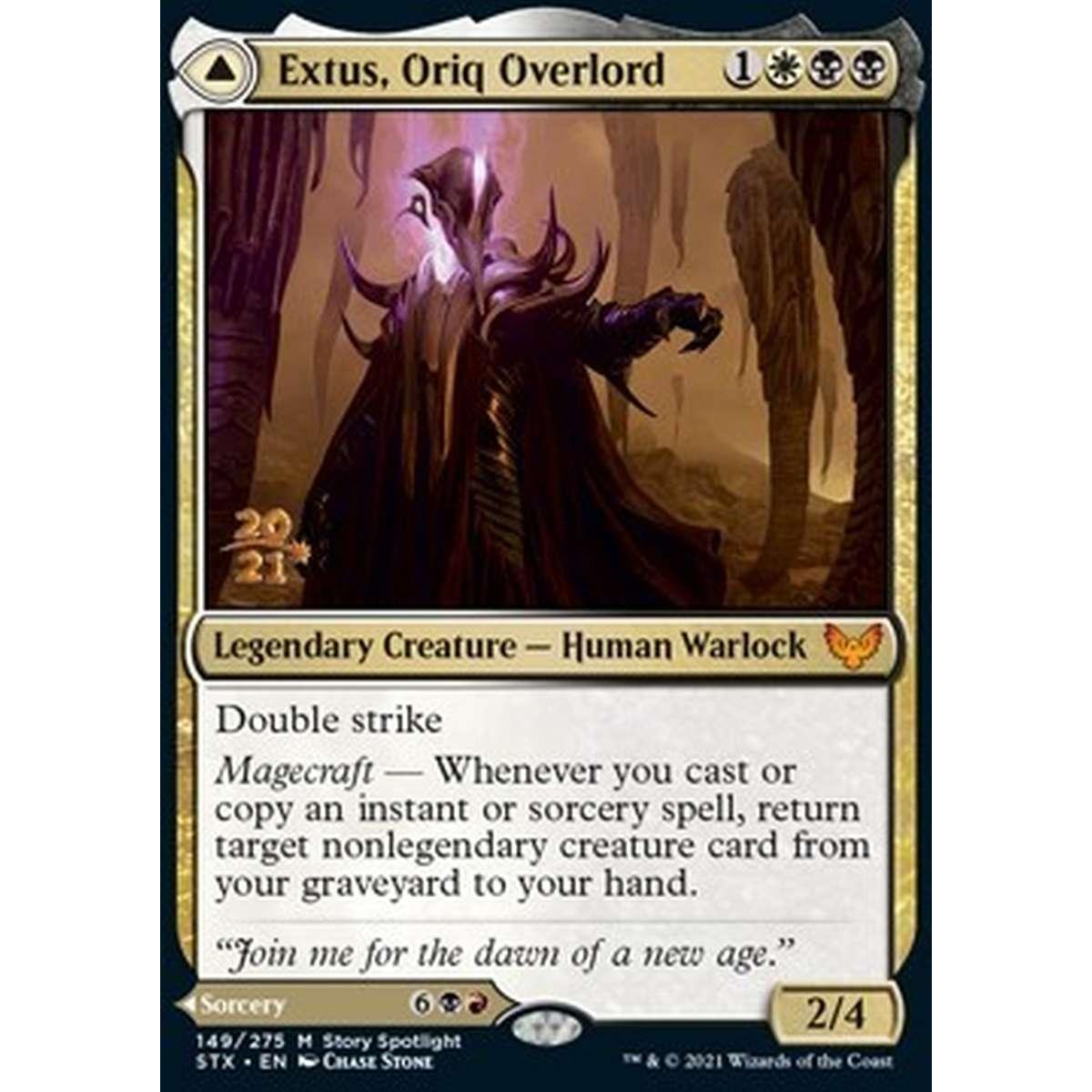Extus, Oriq Overlord // Awaken the Blood Avatar - Extus, Signore degli Oriq // Risvegliare l'Avatar del Sangue - [PSTX] [NM] [Foil]