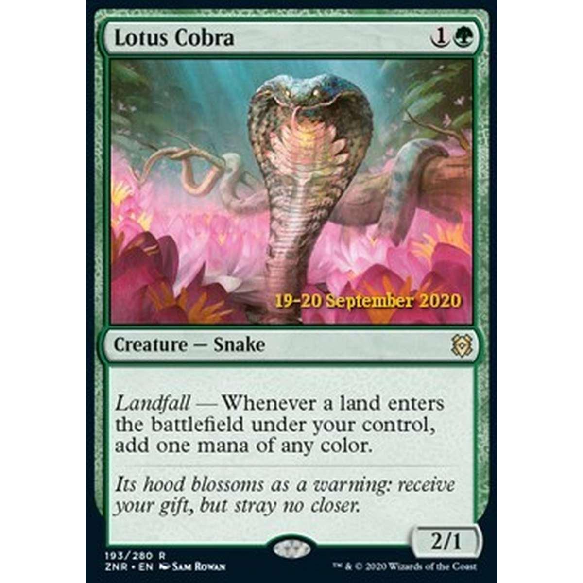Lotus Cobra (V.2) - Cobra del Loto (V.2) - [PZNR] [NM] [Foil]