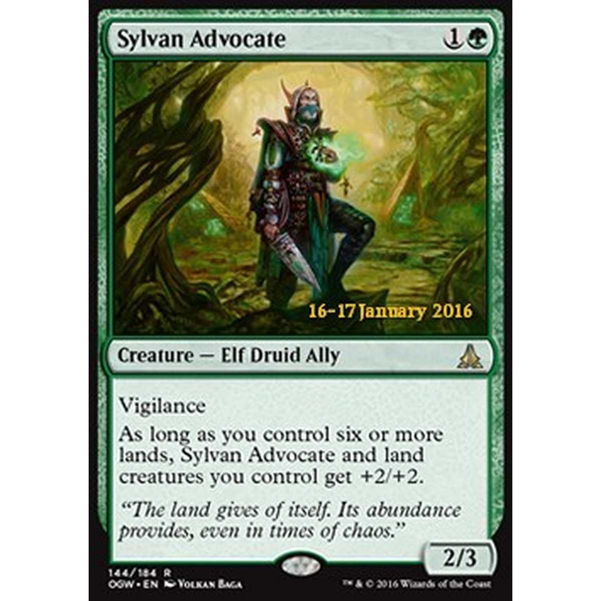 Sylvan Advocate - Difensore Silvano - [POGW] [NM] [Foil]