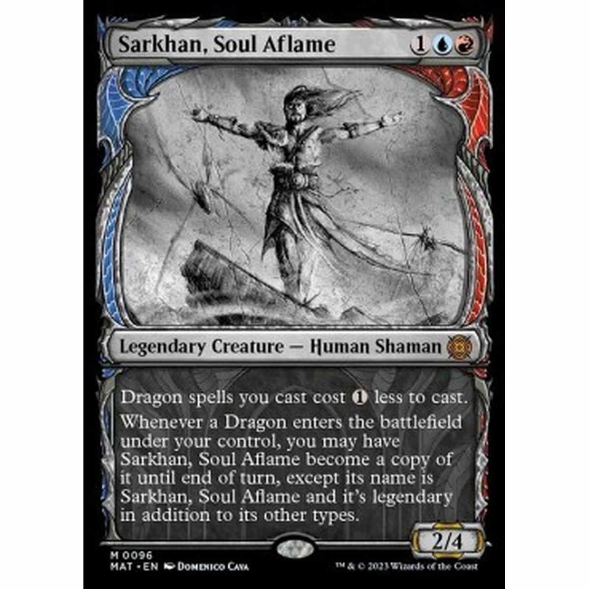 Sarkhan, Soul Aflame (V.1) - Sarkhan, Soul Aflame (V.1) - [XMAT] [NM]