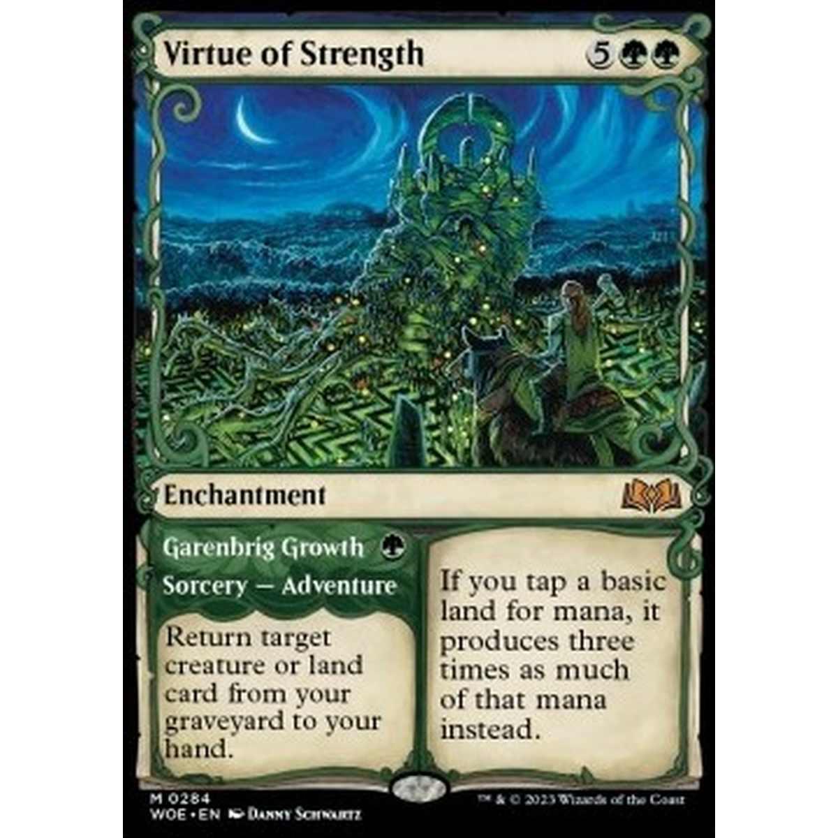 Virtue of Strength // Garenbrig Growth - Virtue of Strength // Garenbrig Growth - [XWOE] [NM]