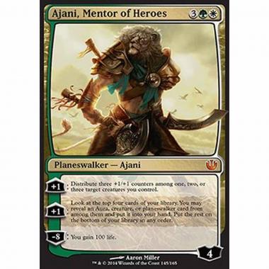 Ajani, Mentor of Heroes - Ajani, Mentor of Heroes - [JOU] [EX]