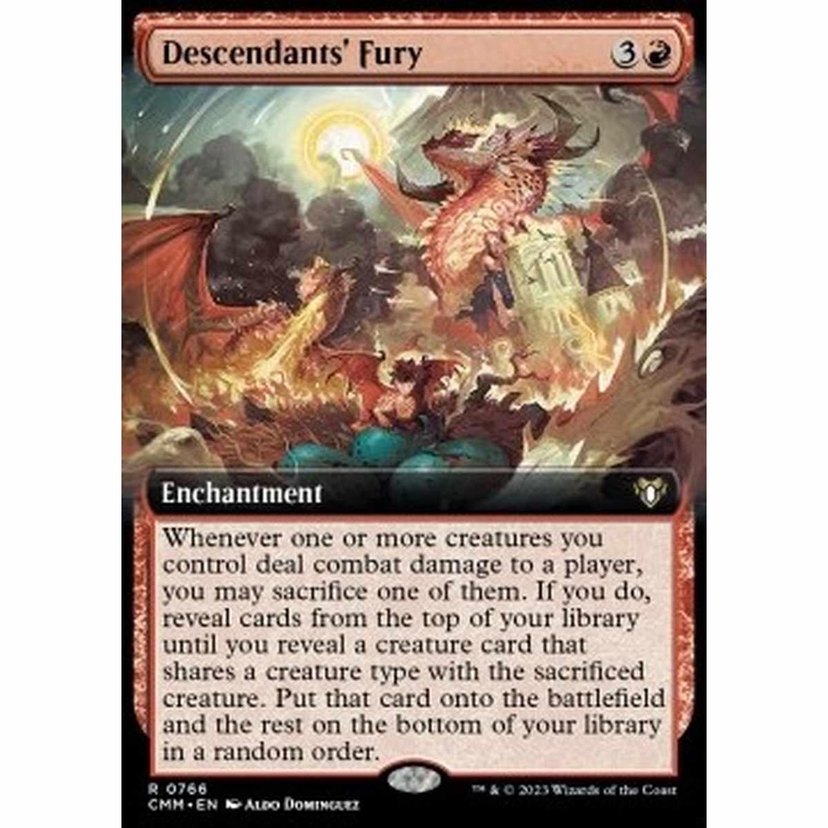 Descendants' Fury (V.2) - Descendants' Fury (V.2) - [XCMM] [NM] [Foil]