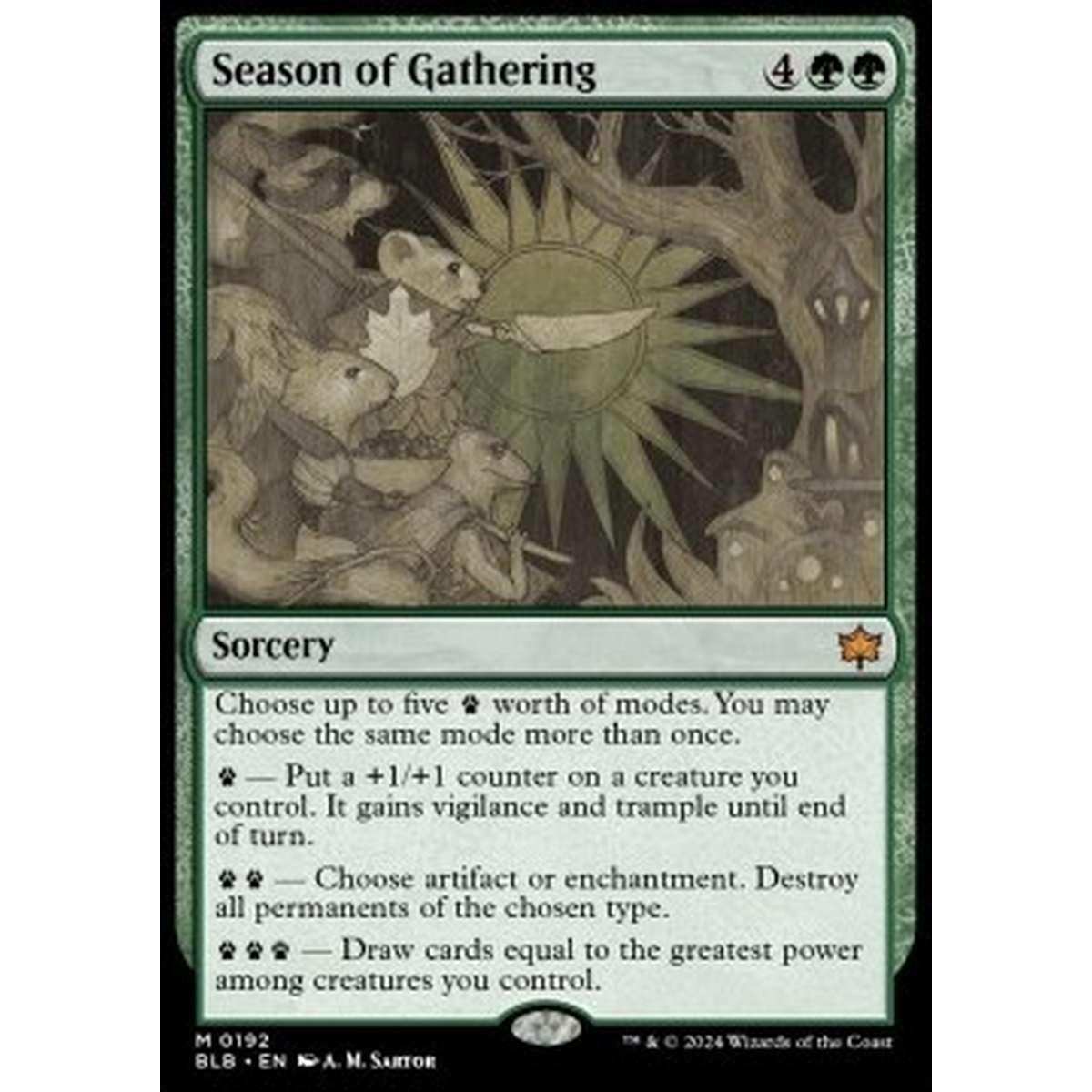 Season of Gathering - Season of Gathering - [BLB] [NM] [Foil]