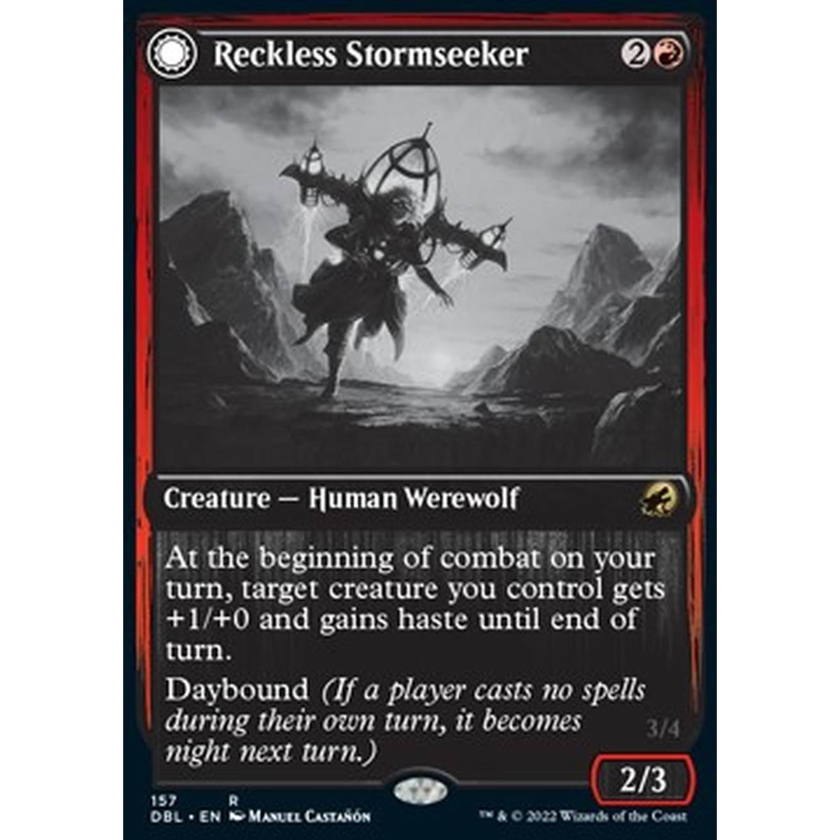 Reckless Stormseeker // Storm-Charged Slasher - Reckless Stormseeker // Storm-Charged Slasher - [DBL] [NM]