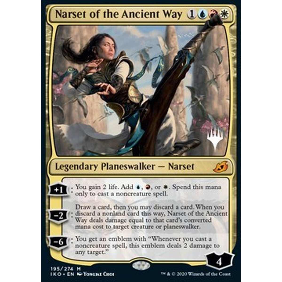 Narset of the Ancient Way (V.1) - Narset della Tradizione Antica (V.1) - [PIKO] [NM] [Foil]