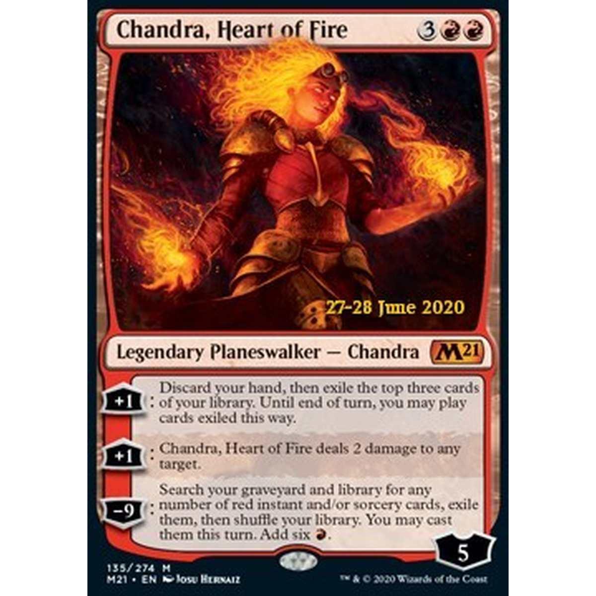 Chandra, Heart of Fire (V.2) - Chandra, Cuore di Fuoco (V.2) - [PM21] [NM] [Foil]