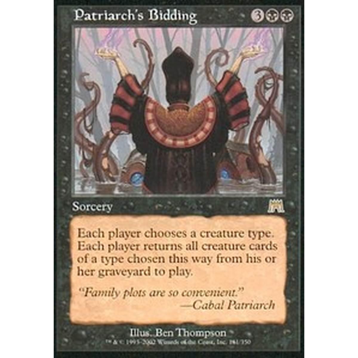 Patriarch's Bidding - Comando del Patriarca - [ONS] [LP]