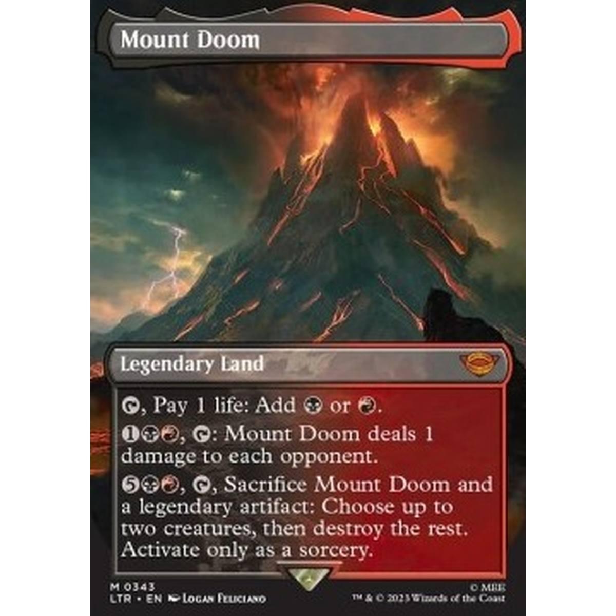 Mount Doom - Mount Doom - [XLTR] [NM] [Foil]
