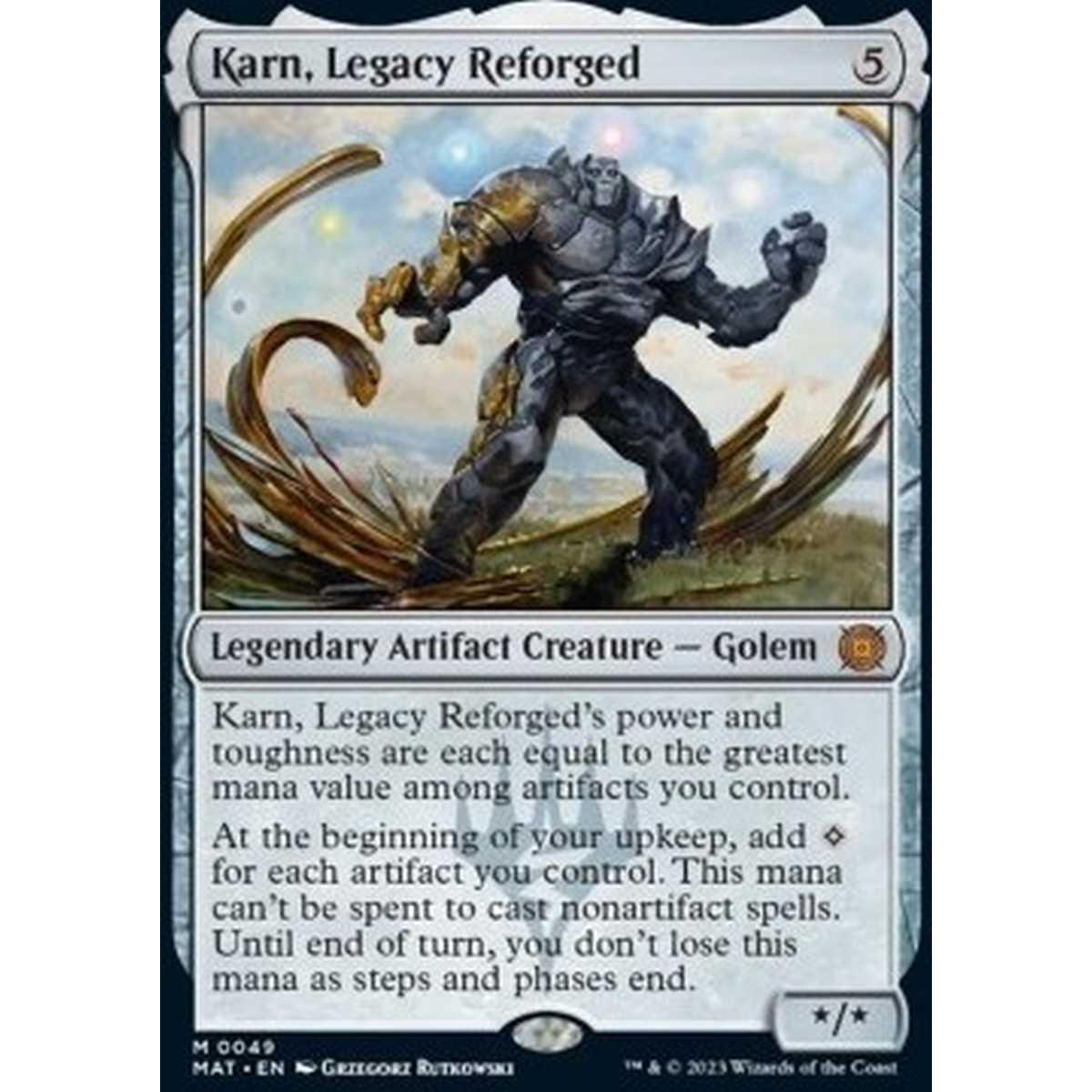 Karn, Legacy Reforged - Karn, Legacy Reforged - [MAT] [NM]