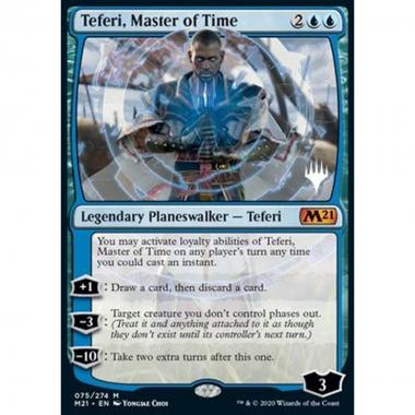 Teferi, Master of Time (V.1) - Teferi, Maestro del Tempo (V.1) - [PM21] [NM] [Foil]