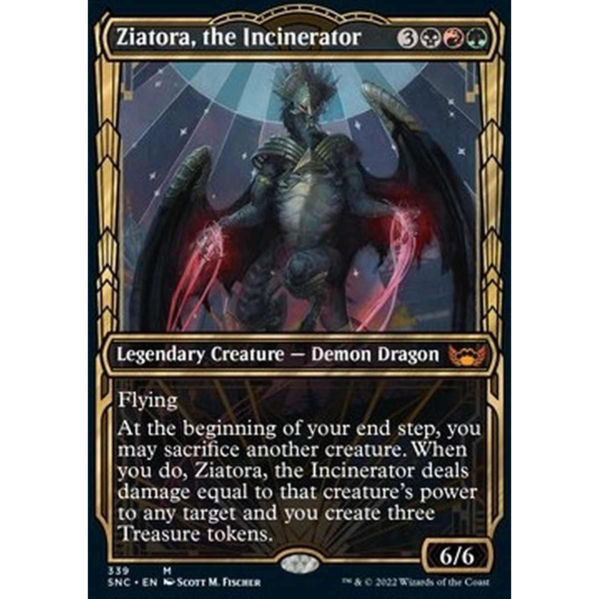 Ziatora, the Incinerator (V.1) - Ziatora, l'Inceneritrice (V.1) - [XSNC] [NM] [Foil]