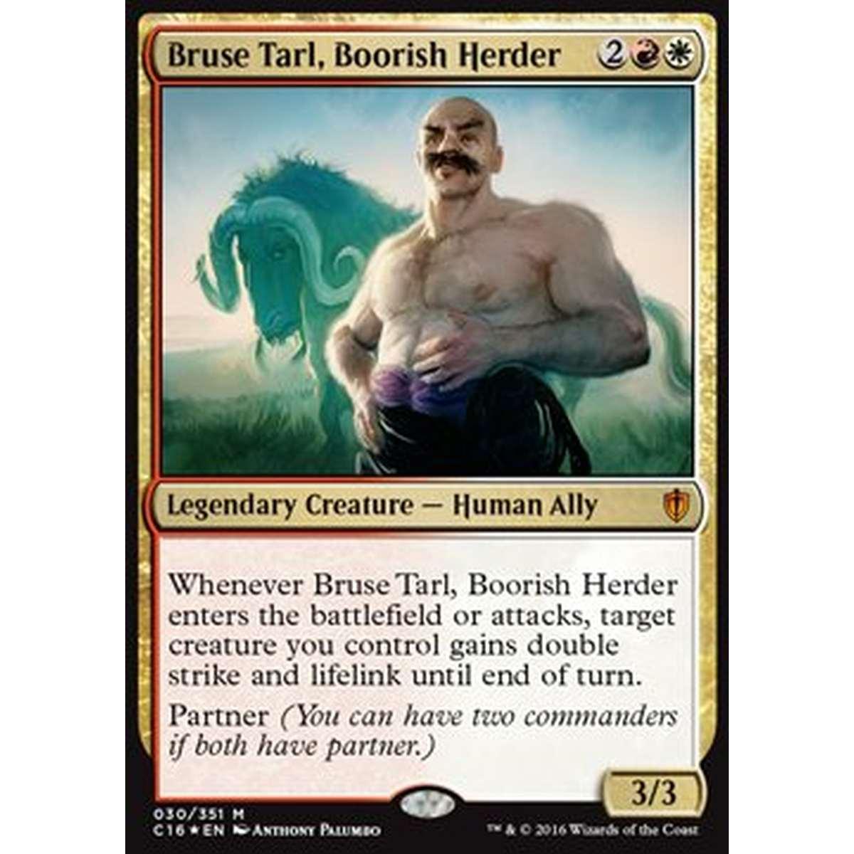 Bruse Tarl, Boorish Herder - Bruse Tarl, Boorish Herder - [C16] [EX] [Foil]
