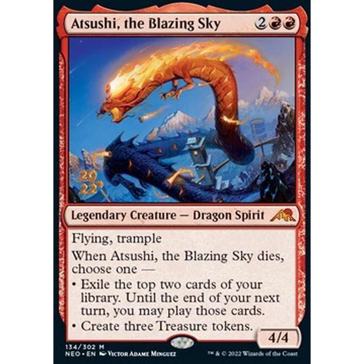 Atsushi, the Blazing Sky (V.1) - Atsushi, il Cielo Fiammeggiante (V.1) - [PNEO] [NM] [Foil]