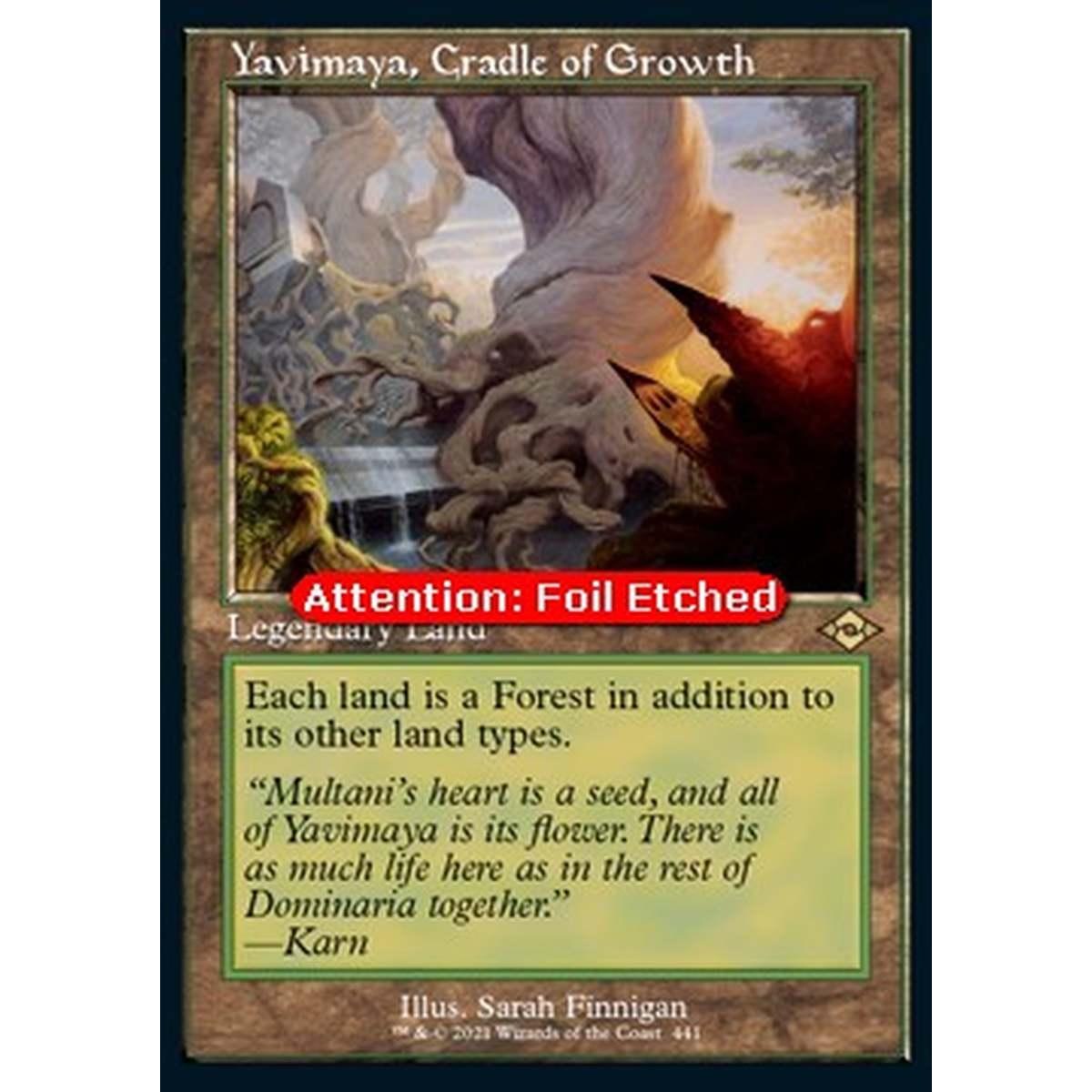 Yavimaya, Cradle of Growth (V.2) - Yavimaya, Cradle of Growth (V.2) - [XMH2] [NM] [Foil]