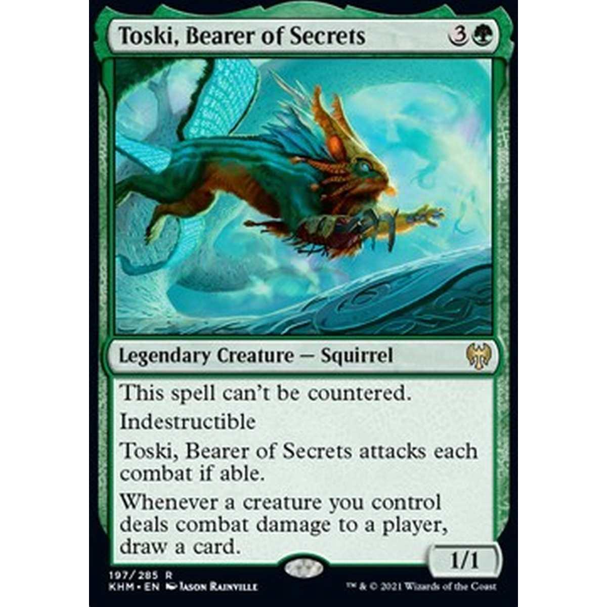 Toski, Bearer of Secrets - Toski, Bearer of Secrets - [KHM] [NM] [Foil]