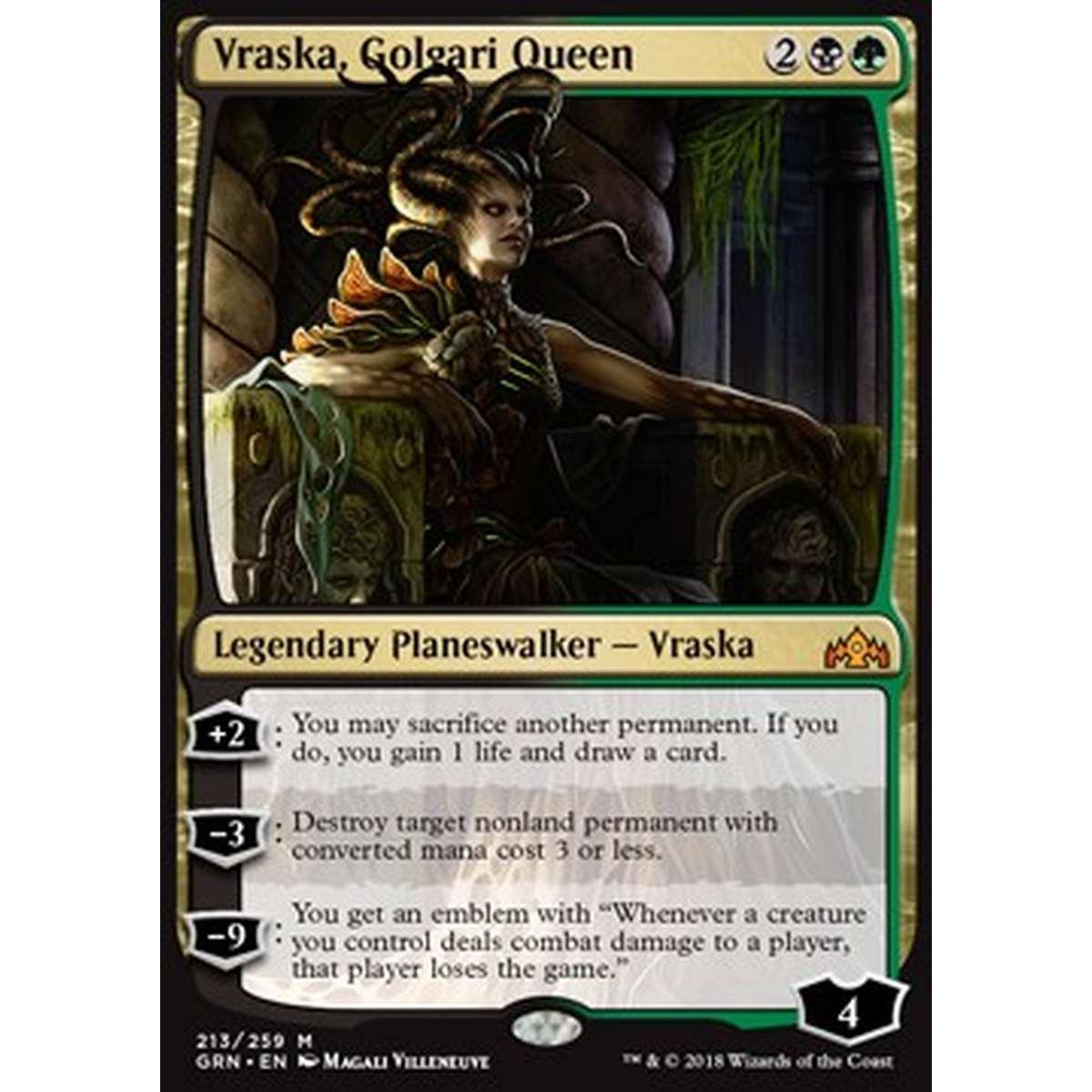 Vraska, Golgari Queen - Vraska, Regina Golgari - [GRN] [NM] [Foil]