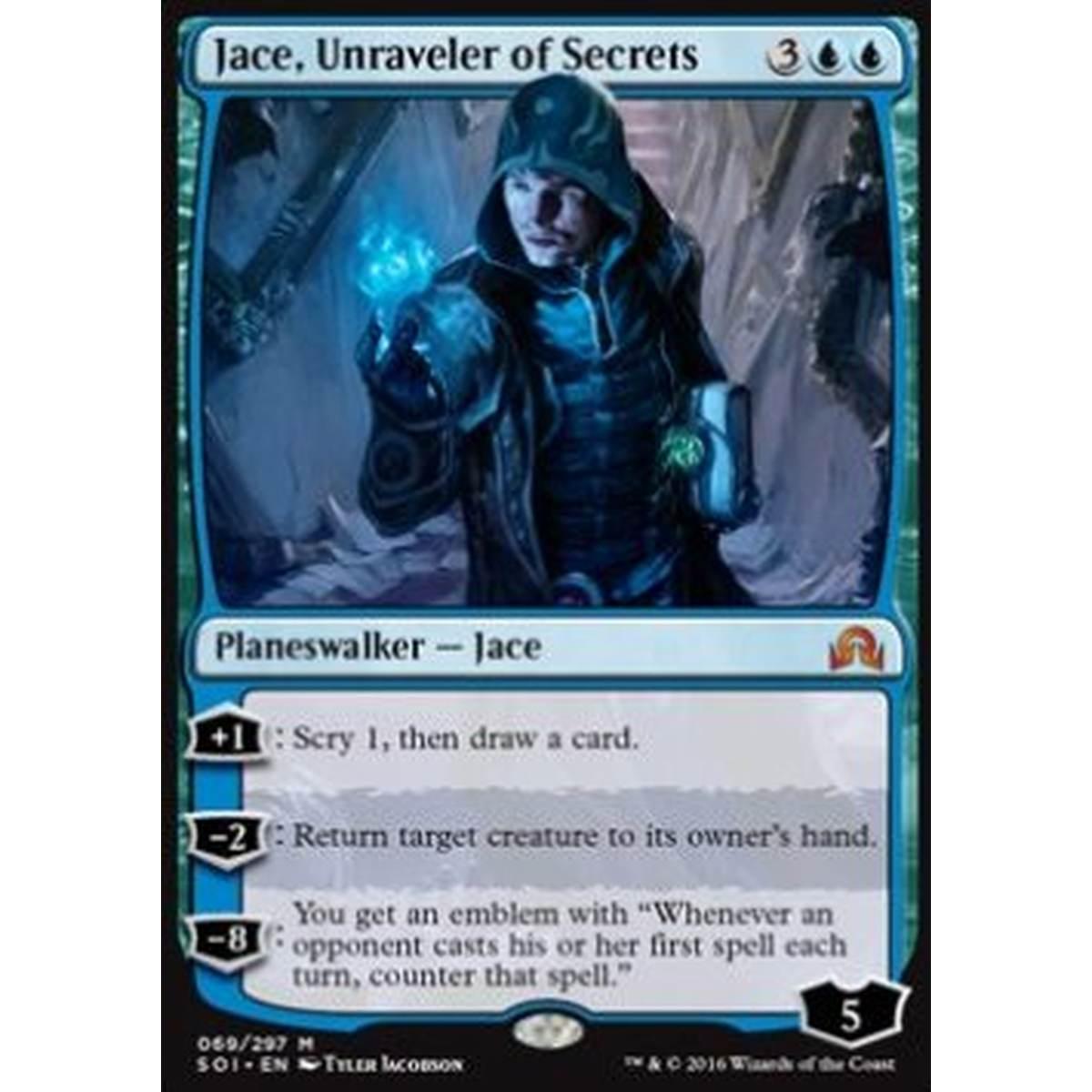 Jace, Unraveler of Secrets - Jace, Unraveler of Secrets - [SOI] [NM] [Foil]
