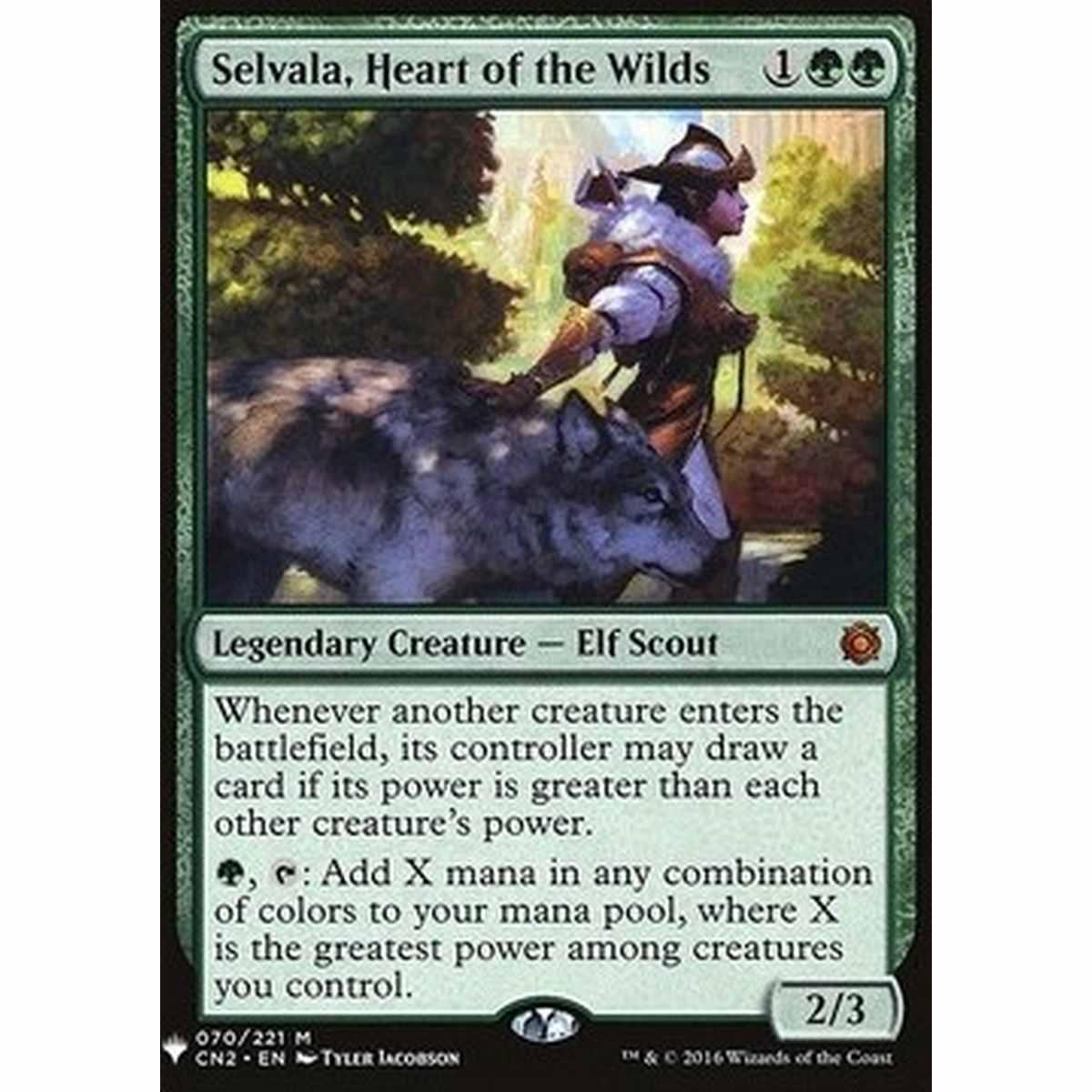 Selvala, Heart of the Wilds - Selvala, Heart of the Wilds - [MYS] [NM]