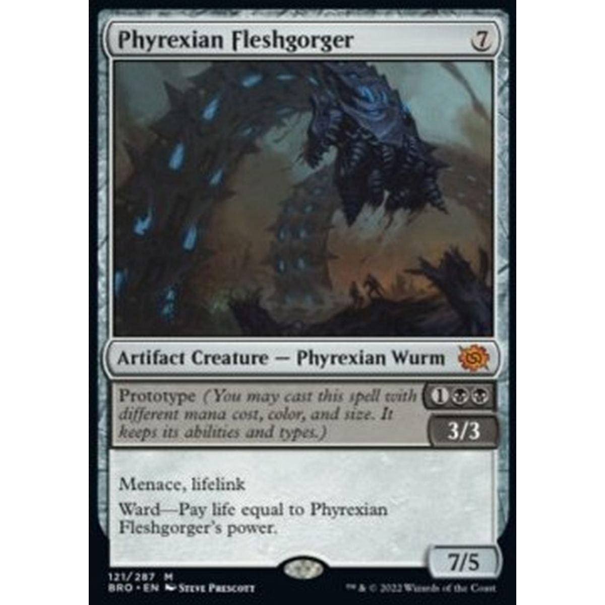 Phyrexian Fleshgorger - Phyrexian Fleshgorger - [BRO] [NM] [Foil]