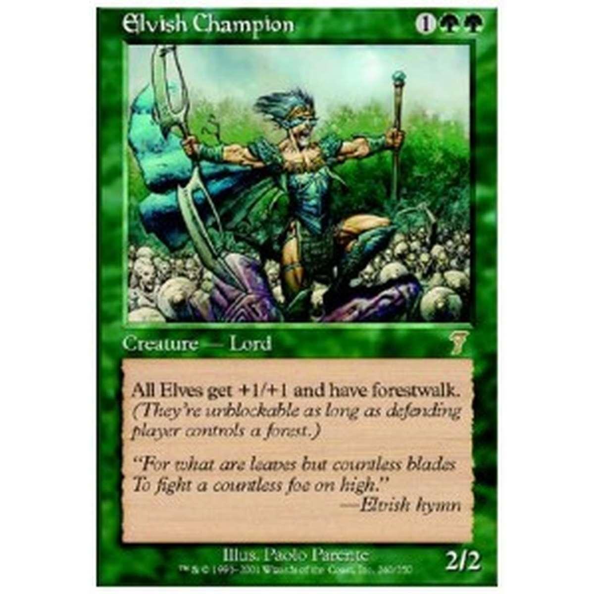 Elvish Champion - Elvish Champion - [7ED] [GD]