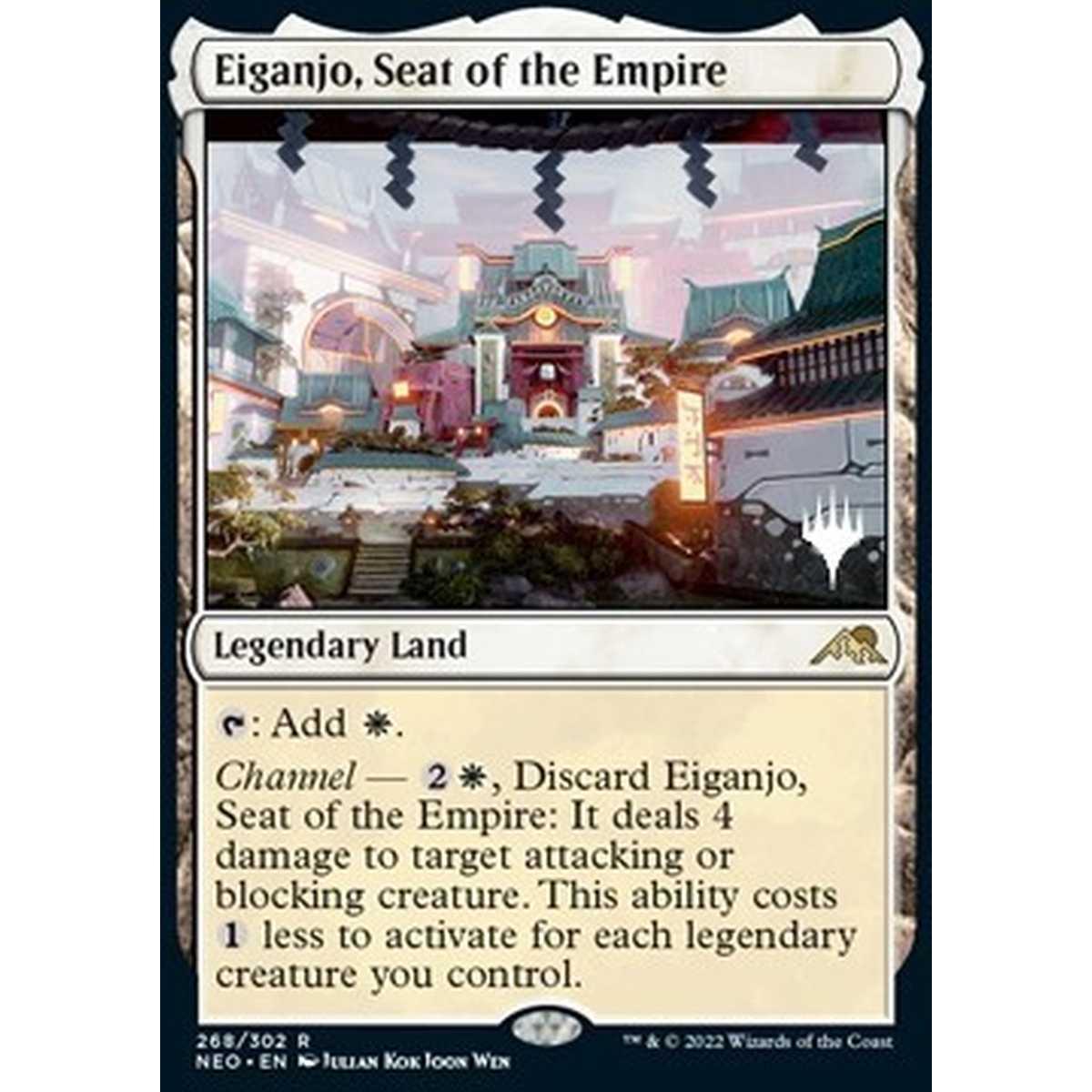 Eiganjo, Seat of the Empire (V.2) - Eiganjo, Capitale dell'Impero (V.2) - [PNEO] [NM] [Foil]