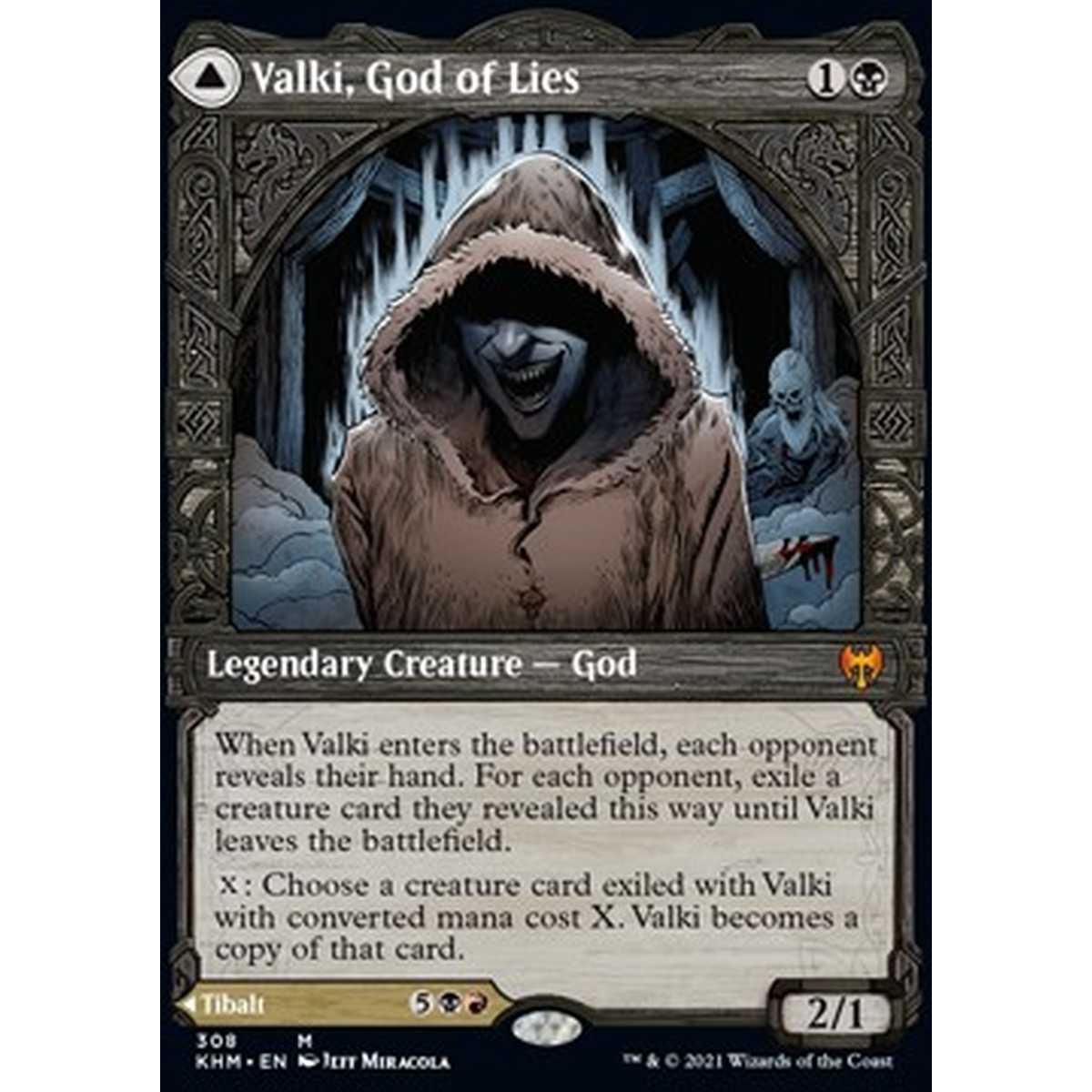 Valki, God of Lies // Tibalt, Cosmic Impostor (V.2) - Valki, God of Lies // Tibalt, Cosmic Impostor (V.2) - [XKHM] [NM]