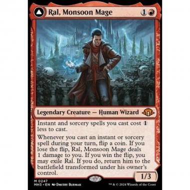 Ral, Monsoon Mage // Ral, Leyline Prodigy - Ral, Monsoon Mage // Ral, Leyline Prodigy - [MH3] [NM]