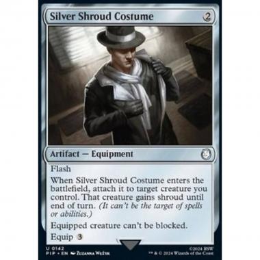 Silver Shroud Costume - Silver Shroud Costume - [PIP] [NM]