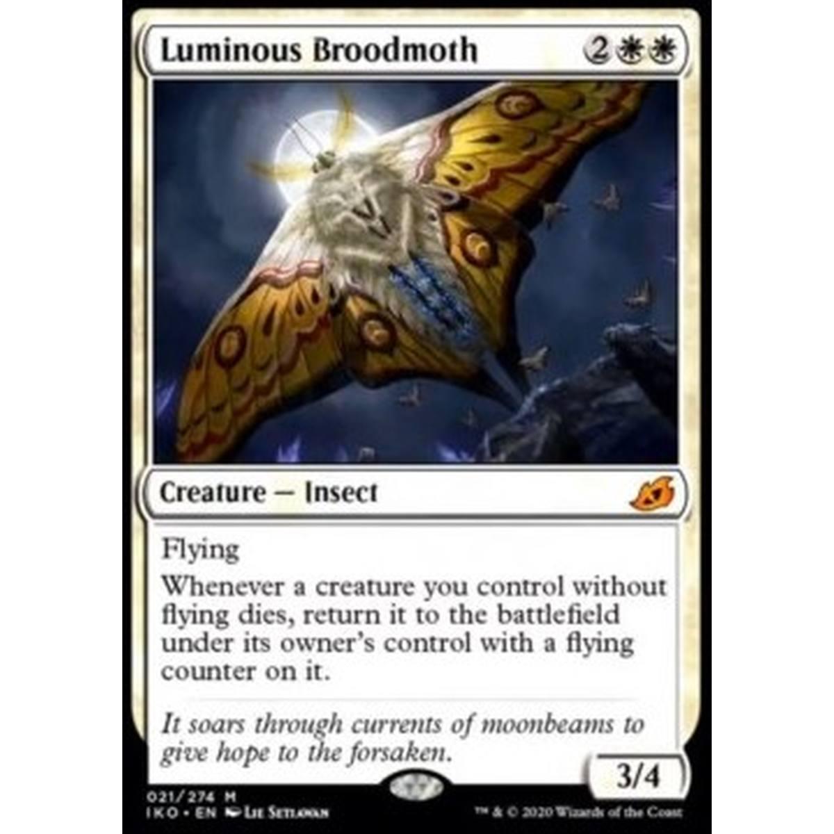 Luminous Broodmoth - Falena della Covata Luminosa - [IKO] [NM] [Foil]