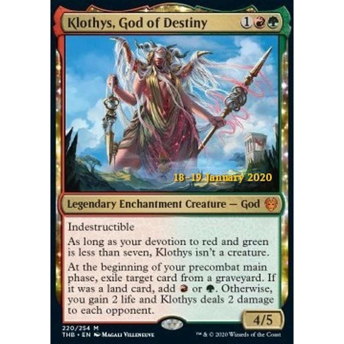 Klothys, God of Destiny (V.2) - Klotys, Dea del Destino (V.2) - [PTHB] [NM] [Foil]