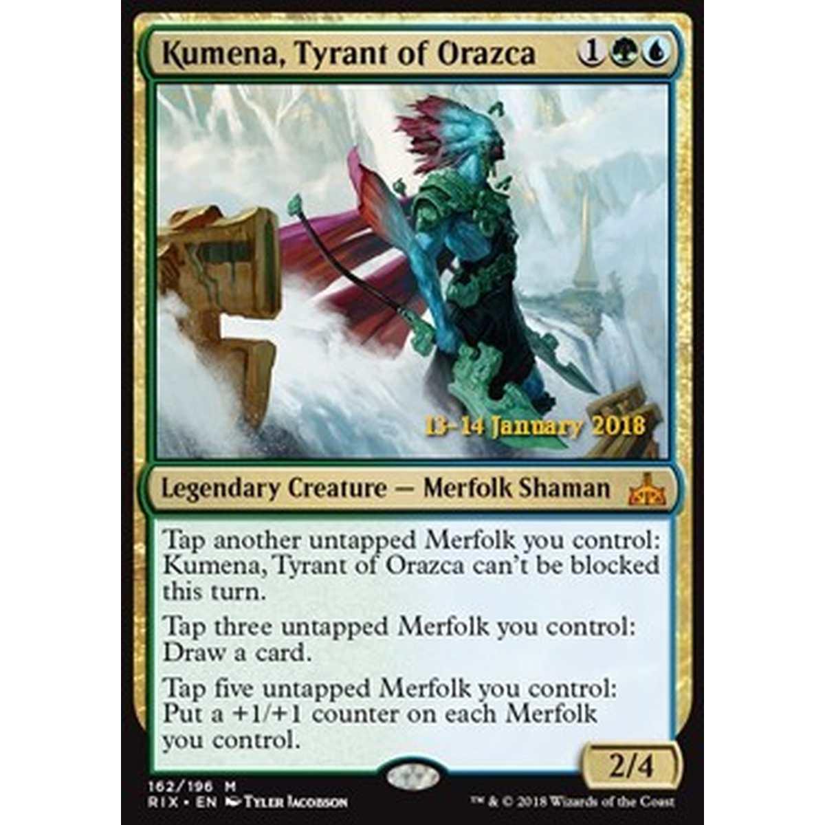 Kumena, Tyrant of Orazca - Kumena, Tiranno di Orazca - [RIXP] [NM] [Foil]