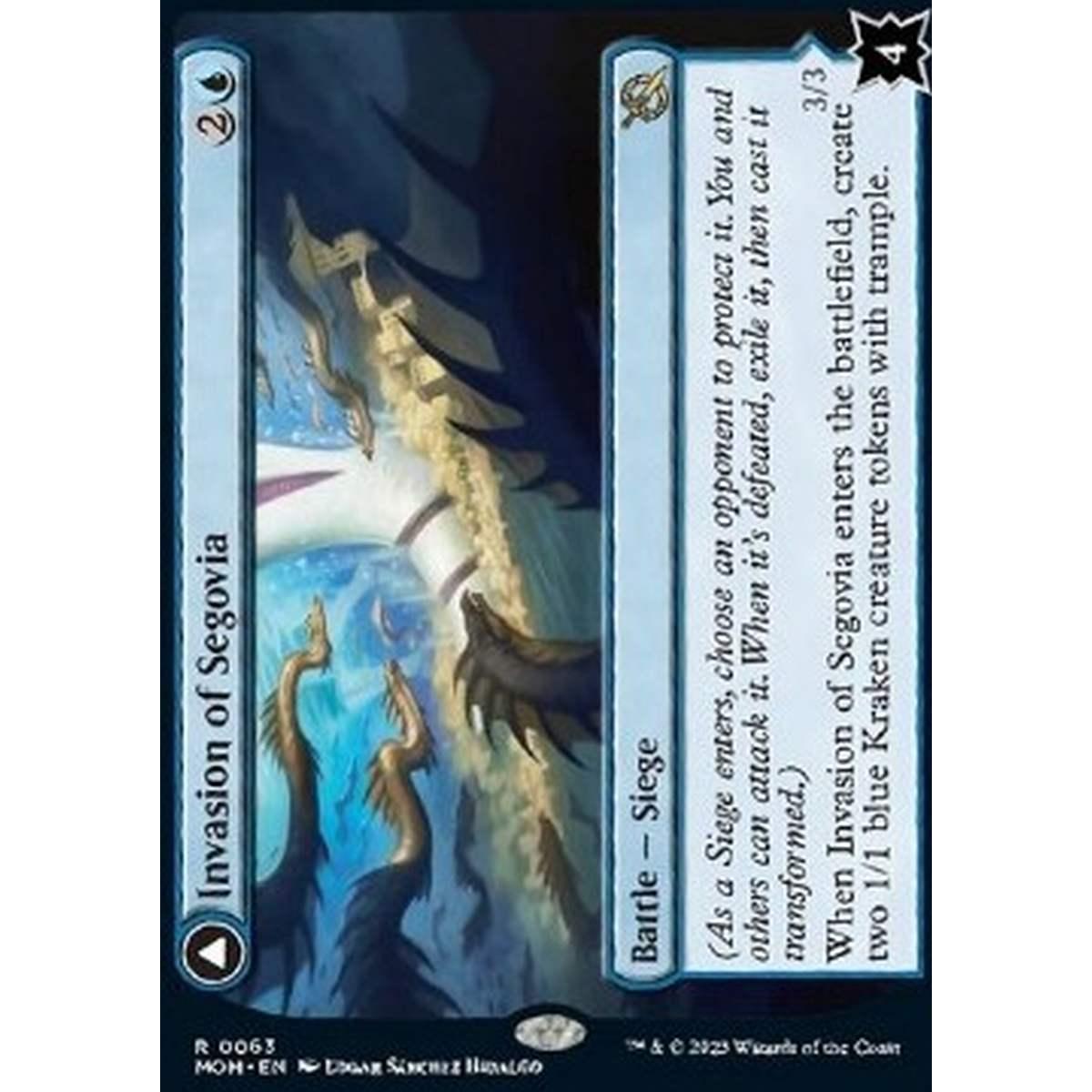 Invasion of Segovia // Caetus, Sea Tyrant of Segovia - Invasion of Segovia // Caetus, Sea Tyrant of Segovia - [MOM] [NM] [Foil]