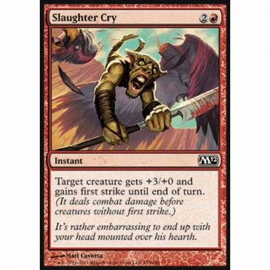 Slaughter Cry - Urlo di Carneficina - [M12] [NM]