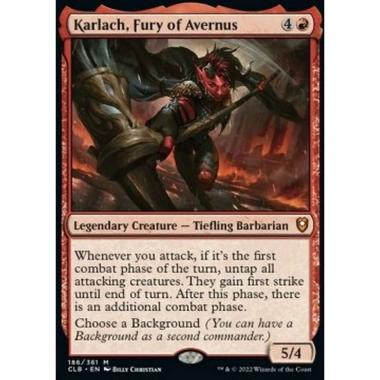 Karlach, Fury of Avernus - Karlach, Fury of Avernus - [CLB] [NM]