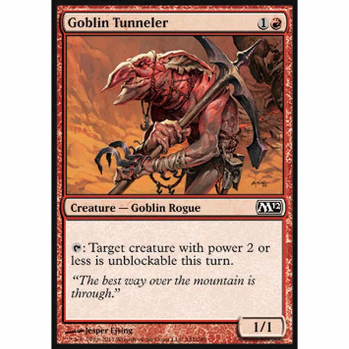 Goblin Tunneler - Scavatore Goblin - [M12] [NM]